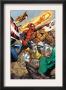 Spider-Man & The Secret Wars #3 Group: Spider-Man, Colossus, Thing, Iron Man And Human Torch by Patrick Scherberger Limited Edition Print