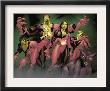 New Mutants #7 Group: Jetstream, Roulette, Beef, Tarot, Catseye And Bevatron by Diogenes Neves Limited Edition Print