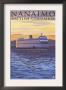 Nanaimo, Bc, Ferry Scene, C.2009 by Lantern Press Limited Edition Pricing Art Print