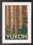 Yukon, Canada - Forest View, C.2009 by Lantern Press Limited Edition Print