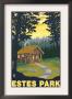 Estes Park, Colorado - Cabin Scene, C.2009 by Lantern Press Limited Edition Pricing Art Print