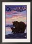 Sequoia Nat'l Park - Bear And Cub - Lp Poster, C.2009 by Lantern Press Limited Edition Pricing Art Print