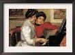 Yvonne And Christine Lerolle At The Piano by Pierre-Auguste Renoir Limited Edition Print