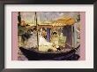 Claude Monet Dans Son Bateau Atelier by Ã‰Douard Manet Limited Edition Print