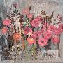 Pink Floral Frenzy Ii by Alan Hopfensperger Limited Edition Print