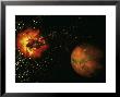 Earth And Fireball by Bill Binger Limited Edition Pricing Art Print