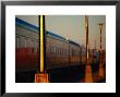 Exterior Of Railroad At Sunrise, Canada by Jeff Greenberg Limited Edition Pricing Art Print