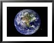 Full Earth Showing North America (With Stars) by Stocktrek Images Limited Edition Print
