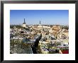 Elevated Winter View Over The Old Town, Tallinn, Estonia, Baltic States by Gavin Hellier Limited Edition Print