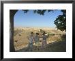 Children Under Tree, Apamea (Qalat At Al-Mudiq), Syria, Middle East by Christian Kober Limited Edition Print