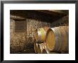 Oak Barrique Barrels With Aging Red Wine, Jute Chateau Belingard, Bergerac, Dordogne, France by Per Karlsson Limited Edition Print
