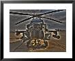 Seven Exposure Hdr Image Of An Ah-64D Apache Helicopter As It Sits On Its Pad by Stocktrek Images Limited Edition Print