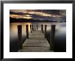 Jetty On Derwent Water In The Lake District, Cumbria, England by Adam Burton Limited Edition Print