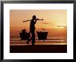 Kuta Beach, Local Vendor, Sunset, Bali, Indonesia by Steve Vidler Limited Edition Pricing Art Print