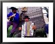 Two Gaucho Musicians Playing Guitar And Accordion, Buenos Aires, Argentina by Michael Coyne Limited Edition Print