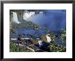 Iguassu Or Iguacu Waterfalls, Formerly Known As Santa Maria Falls, On The Brazil Argentina Border by Paul Schutzer Limited Edition Print