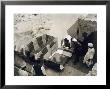 Moving The Centre Portion Of One Of The Beds, Tomb Of Tutankhamun, Valley Of The Kings, 1922 by Harry Burton Limited Edition Print