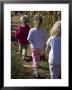 Siblings Walk Through A Corn Maze by Stacy Gold Limited Edition Print