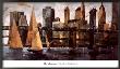 Sailboats In Manhattan Ii by Marti Bofarull Limited Edition Pricing Art Print