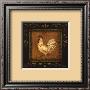 Square Rooster Left by Kim Lewis Limited Edition Print