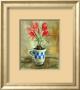 Orange Crocus Teacup by Silvia Vassileva Limited Edition Print