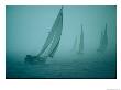 Sailboats Leaning In The Wind And Heavy Fog by Kenneth Garrett Limited Edition Print