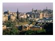 Overhead Of Princes Gardens And National Gallery From Edinburgh Castle, Edinburgh, United Kingdom by Bethune Carmichael Limited Edition Print