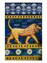 Tiled Mosaic Of Lion Of Babylon Near Ishtar Gate, Babylon, Babil, Iraq by Jane Sweeney Limited Edition Print