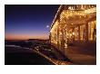 Christmas At Dusk, Mendocino Hotel, Mendoino, Ca by Mark Gibson Limited Edition Print