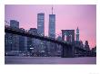 Brooklyn Bridge, Twin Towers, Nyc, Ny by Barry Winiker Limited Edition Print