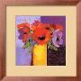 Red And Purple Poppies by Adelene Fletcher Limited Edition Print