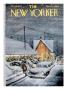The New Yorker Cover - December 19, 1959 by Charles Saxon Limited Edition Print