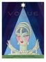 Vogue Cover - December 1927 by Eduardo Garcia Benito Limited Edition Print