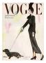 Vogue Cover - March 1947 by Rene R. Bouche Limited Edition Print