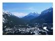 Aerial View Of The Banff, Banff National Park, Canada by Troy & Mary Parlee Limited Edition Pricing Art Print