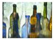 Abstract Of Glass Bottles In Window by John Glembin Limited Edition Print