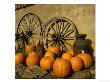 Pumpkins, Wagon Wheels And Milk Can, Todd, Nc by Tom Dietrich Limited Edition Print