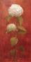 White Hydrangea On Red by Danhui Nai Limited Edition Print