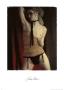 Erotic Portrait, Lepoard Skin Baring Breast by Laura Rickus Limited Edition Print