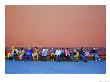 People Resting After Touring Forbidden City, Beijing, China by Ray Laskowitz Limited Edition Print