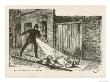 Police Constable Neil Finds The Body Of Mary Ann Nichols In Buck's Row Whitechapel by F. Fizzi Limited Edition Print