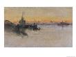 The British Transport Ships Erma And Elephanta At Suez by Donald Maxwell Limited Edition Print