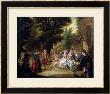 The Minuet Under The Oak Tree, 1787 by Francois Louis Joseph Watteau Limited Edition Print