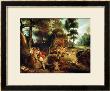 The Wild Boar Hunt, After A Painting By Rubens, Circa 1840-50 by Eugene Delacroix Limited Edition Print