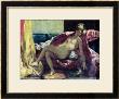 Reclining Odalisque Or, Woman With A Parakeet, 1827 by Eugene Delacroix Limited Edition Print