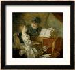The Music Lesson by Jean-Honoré Fragonard Limited Edition Pricing Art Print