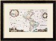 Hand-Coloured Engraved Map Of The Americas, Circa 1696 by Cornelis Iii Danckerts Limited Edition Print