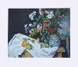 Still Life, Flowers And Fruit by Paul Cezanne Limited Edition Pricing Art Print