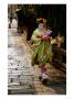 Maiko Walking Along Street In Gion, Kyoto, Japan by Frank Carter Limited Edition Print