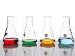 Four Ronical Flasks Holding Different Colored Fluids by Antenna Limited Edition Print